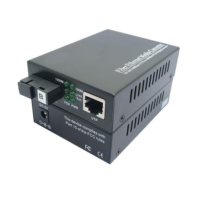10/100/1000Mbps Single Fiber Media Converter